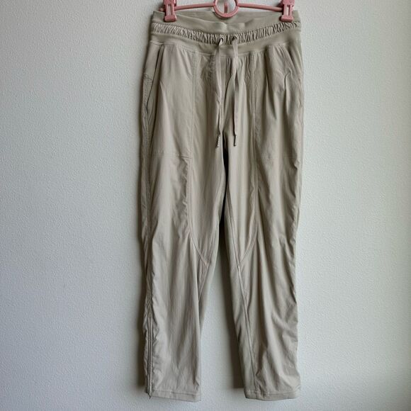 Lululemon Dance Studio Mid Rise Mojave Tan LINED Adjustable Size 4 Small Swift - Picture 1 of 8